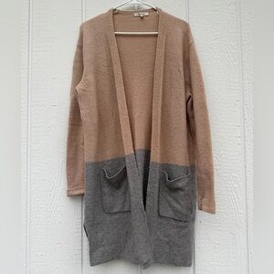 Madewell Kent Colorblock Cardigan Sweater